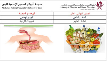 تدريبات اثرائية من أبوبكر في العلوم للثامن منتصف فصل ثاني